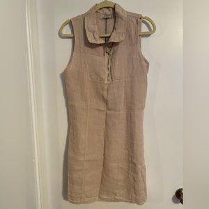 Lungo L’Arno Linen Dress. Made in Italy.  Sz M.  NWT